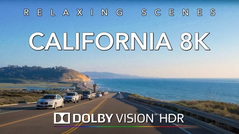 Scenic Drive of Southern California San Diego Coast in 8K Dolby Vision HDR – Oceanside to Coronado