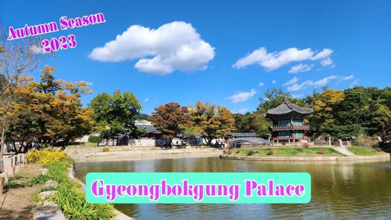 GYEONGBOKGUNG PALACE 경복궁 during Autumn Season 2023 Seoul, South Korea #gyeongbokgungpalace