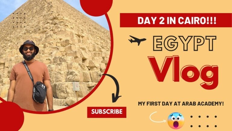 Uber In Cairo, Arab Academy Cairo, Mall Shopping & Wild Dogs | Cairo Day 2 Vlog